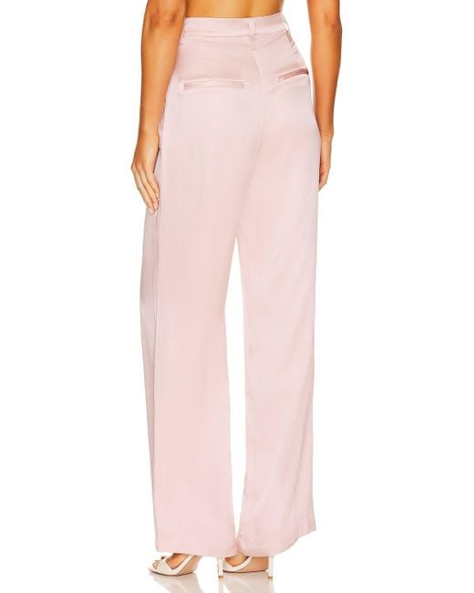 Anine Bing Pink Belt-Loop Casual Pants
