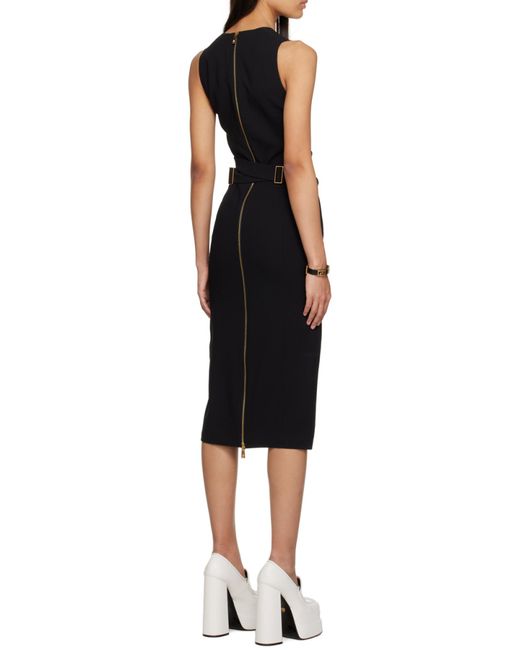 ワンピース VERSACE SLEEVELESS MIDI DRESS WITH CUTOUTS Sleeveless rib knit cutout midi dress - Versace - Women