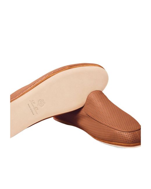 Loro Piana Brown Anton Walk Loafer for men