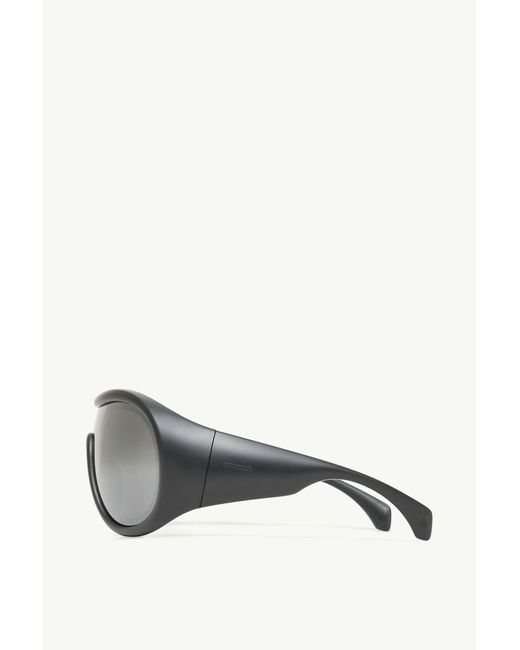 Moncler Gray Thyra Oval Sunglasses for men