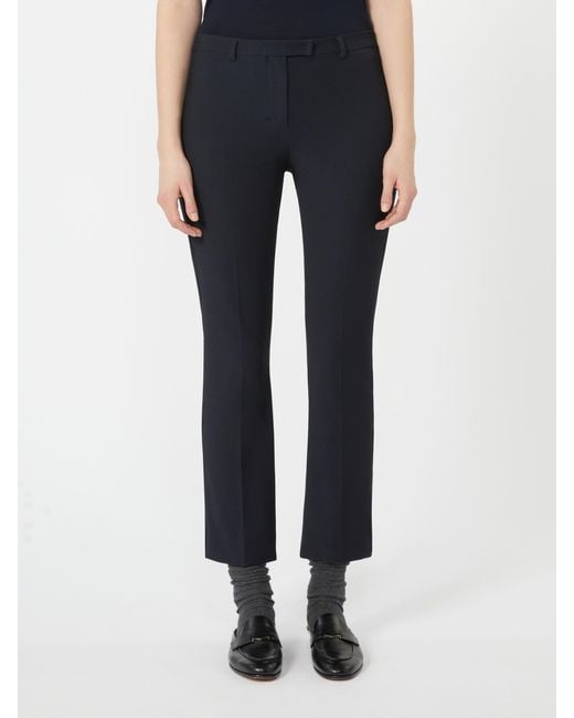 Max Mara Blue 'S Umanita Cropped Pants