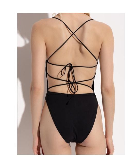 Tory Burch Black Strappy Swimsuit