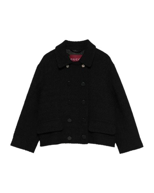 Gucci Blue Double Breasted Jacket