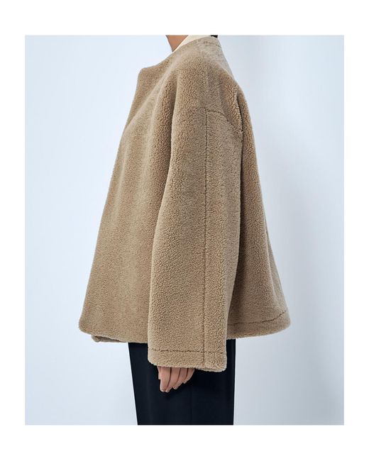 The Row Natural Valorin Collarless Jacket