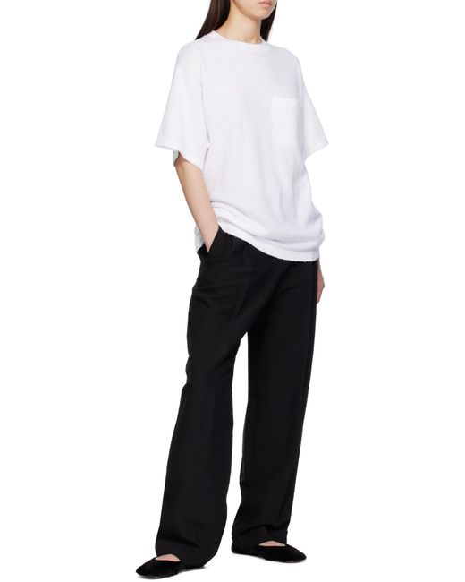The Row White Kaddy Cotton T-Shirt