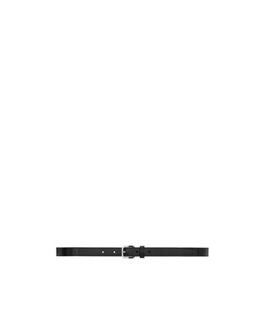 Saint Laurent White Resin-Insert Belt for men
