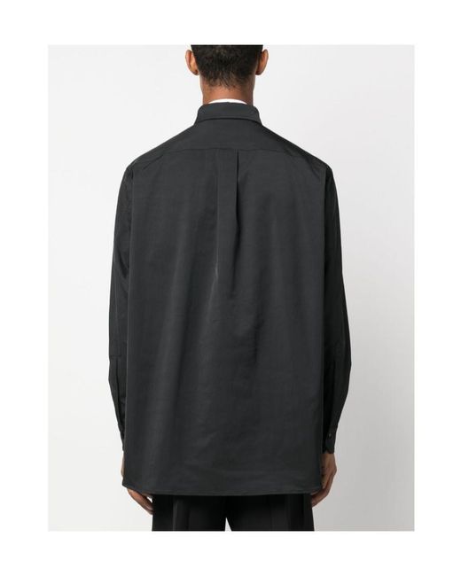 Valentino Black Buttoned Long-Sleeved Jacket for men