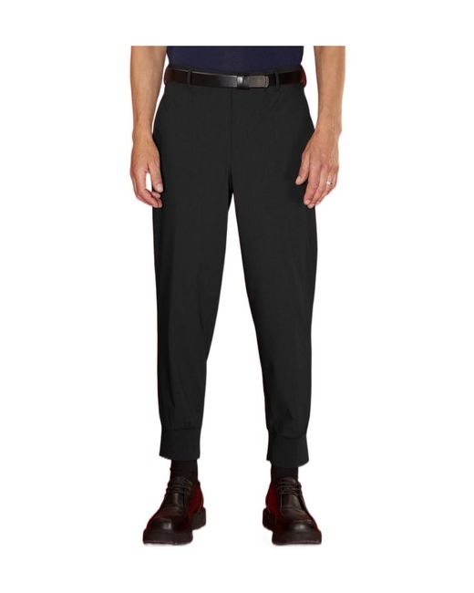 Neil Barrett Black 'Jack' Rib Mouth Casual Pants for men