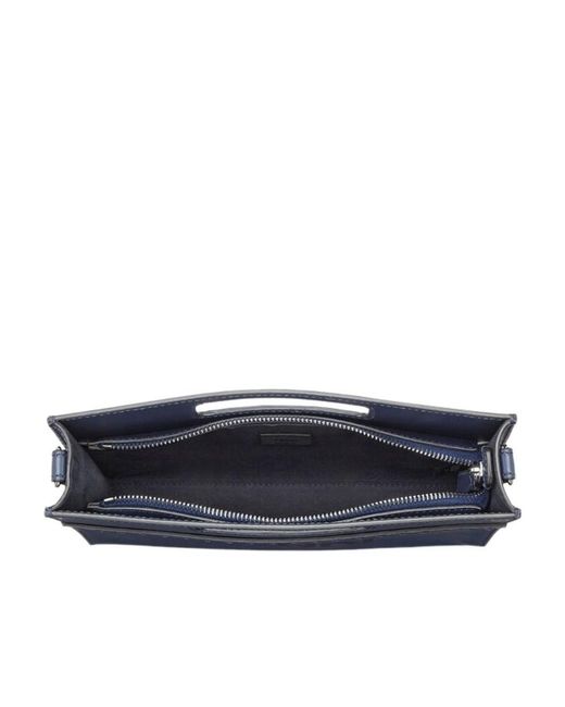 Fendi Blue Mini Logo Tote Handbag for men