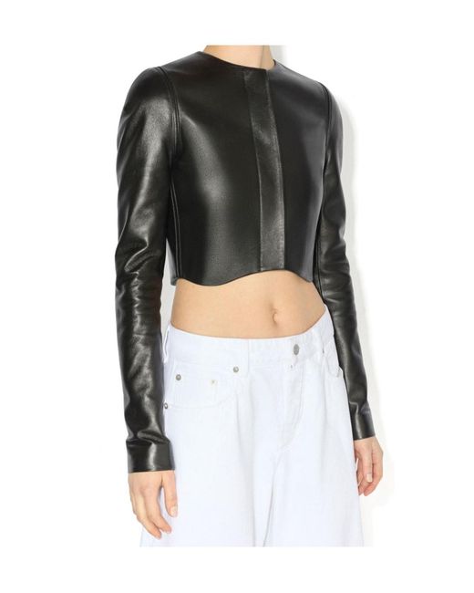 Alaïa Black Soft Lambskin Tailored Jacket