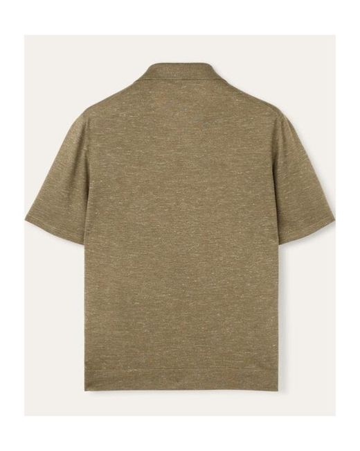 Loro Piana Green Short-Sleeved T-Shirt for men