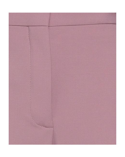 Tory Burch Purple Loose Casual Pants