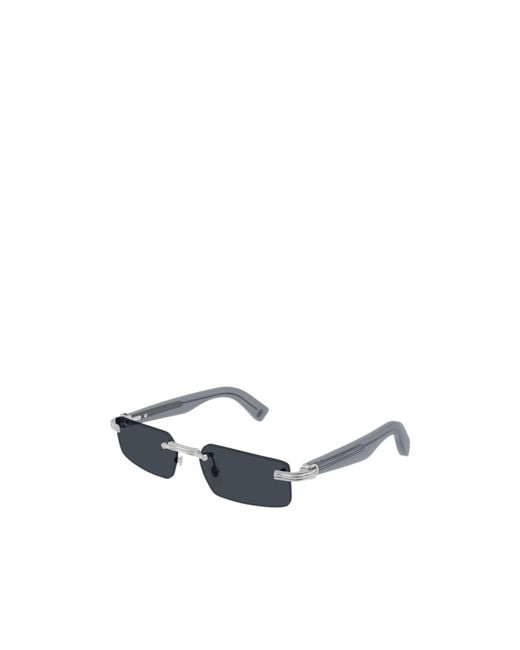 Cartier Blue Rectangular Frame Sunglasses for men