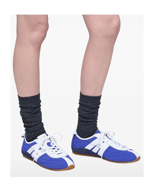 Marc Jacobs Blue Lace-Up Sneakers