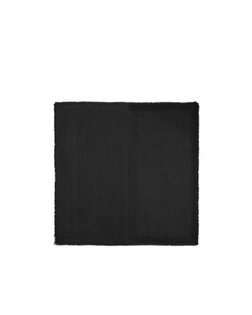 Loewe Black Allover-Monogram Scarf