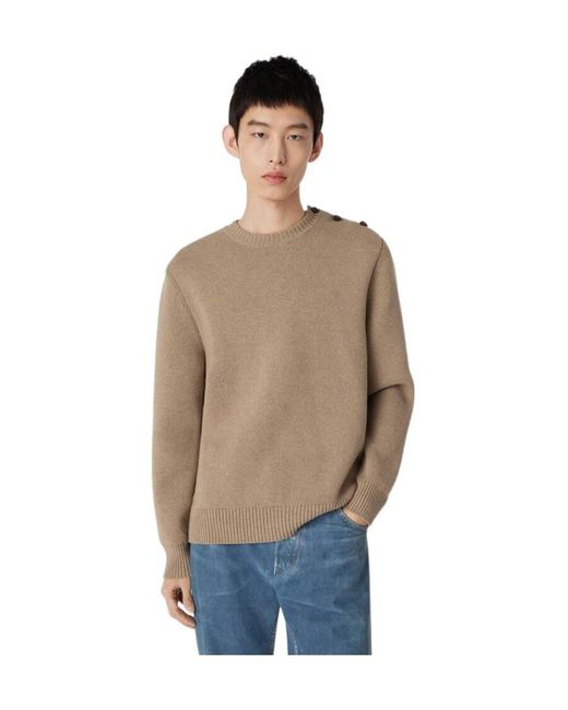 Bottega Veneta Gray Compact Wool Sweater for men