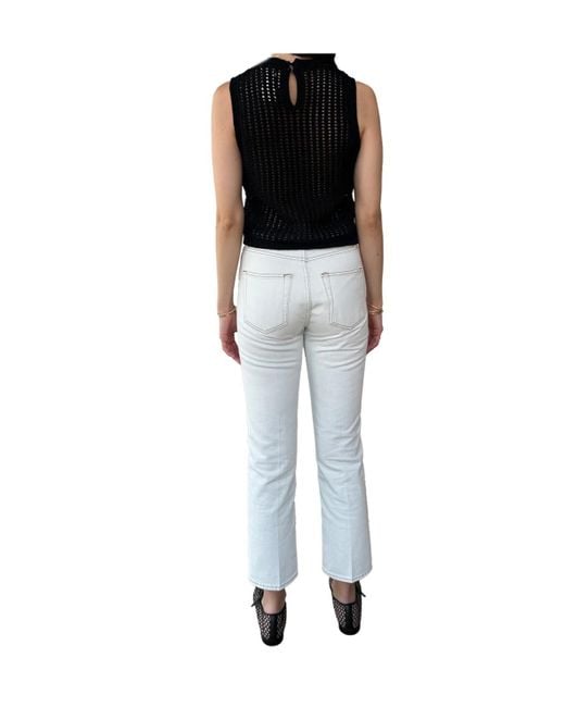 FRAME White Five-Pockets Jeans