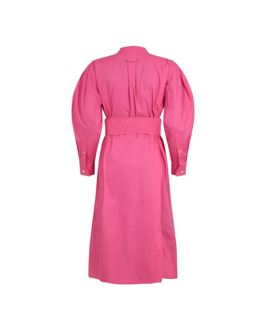 Bottega Veneta Pink Diagonal Cut Dress