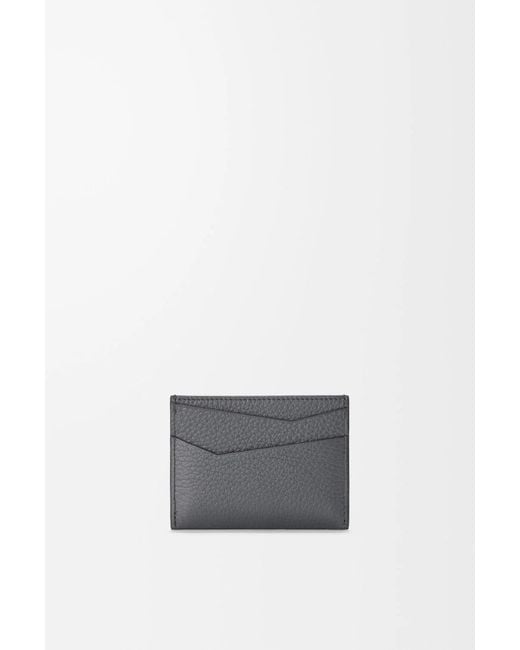 Loewe Gray Puzzle Plain Cardholder for men