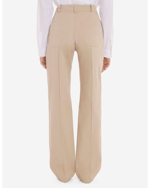 Maison Kitsuné Natural Maison Kitsuné Straight-Leg Tailored Trousers