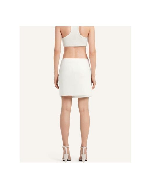Courreges White Courrèges Infinity Mini Skirt