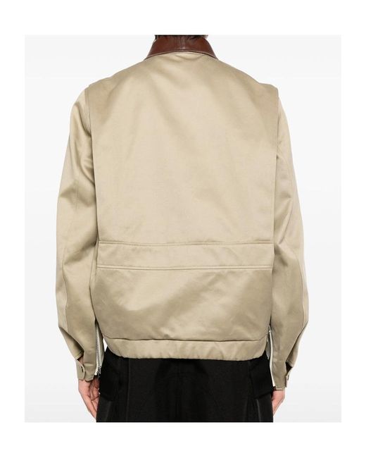 Sacai Natural Chino Blouson for men