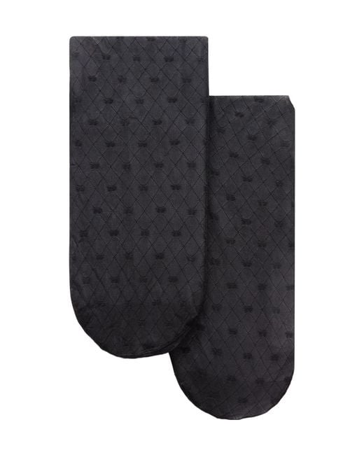 Tom Ford Blue Bow Pattern Tights