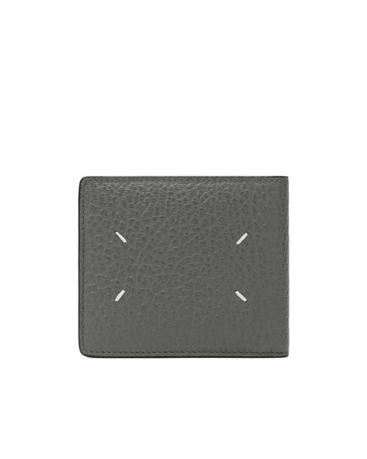 Maison Margiela Black Four Stitches Card Holder for men