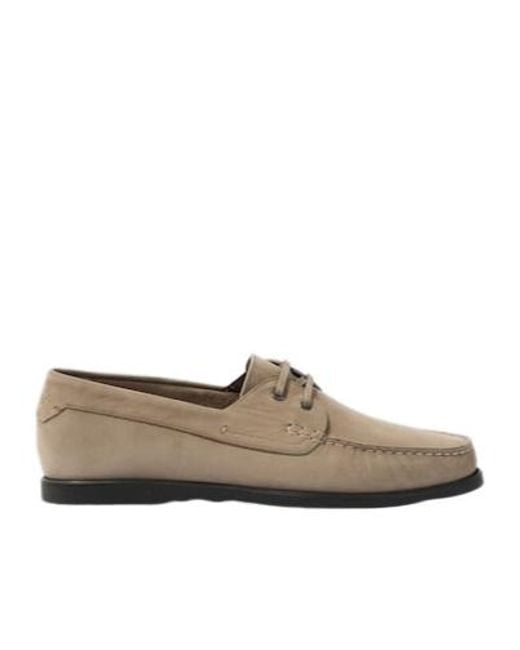 Brioni Brown Leather Derby Shoes for men