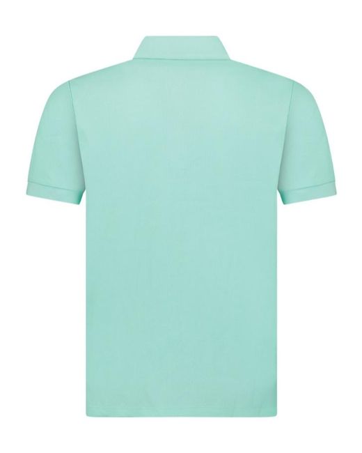 Burberry Green Short-Sleeved Polo Shirt for men