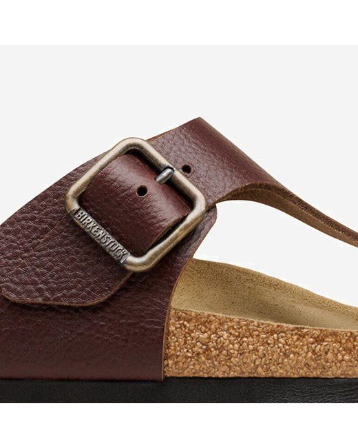 Birkenstock Brown Ramses Thong Buckle Sandals for men