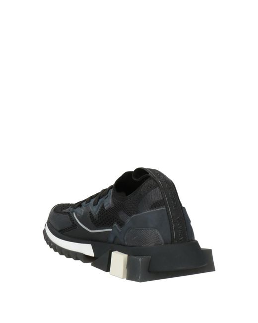 Dolce & Gabbana Black Solid Color Sneakers