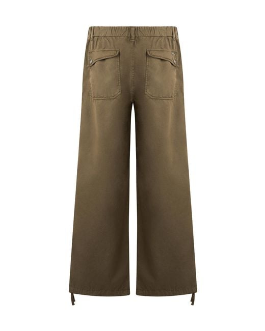 Herno Green Wide-Leg Trousers for men