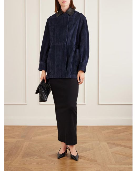 Nour Hammour Blue Long-Sleeved Jacket