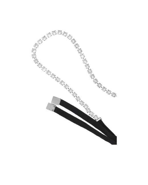 MM6 by Maison Margiela Multicolor Bow-Detailed Embellished Necklace