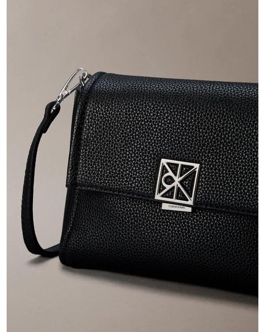 Calvin Klein Black Logo Shoulder Bag