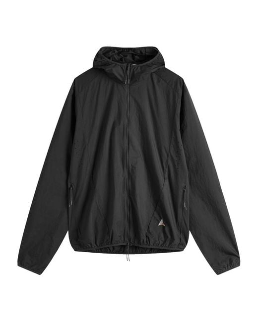 Roa Black Hue Packable Hooded Jacket for men