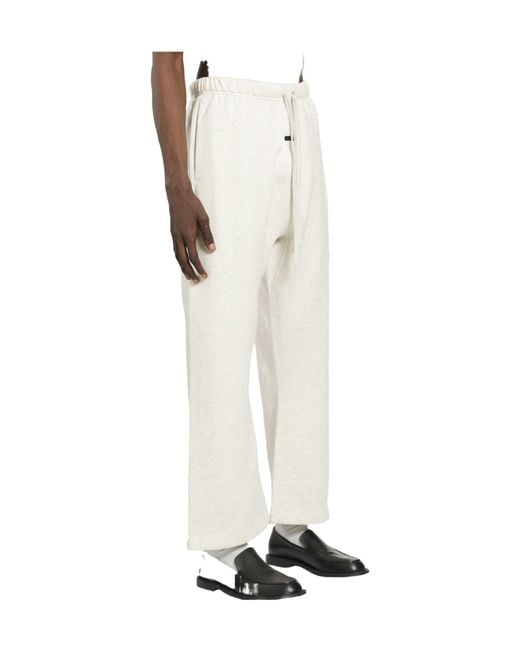 Fear Of God White Flared Sweatpants for men