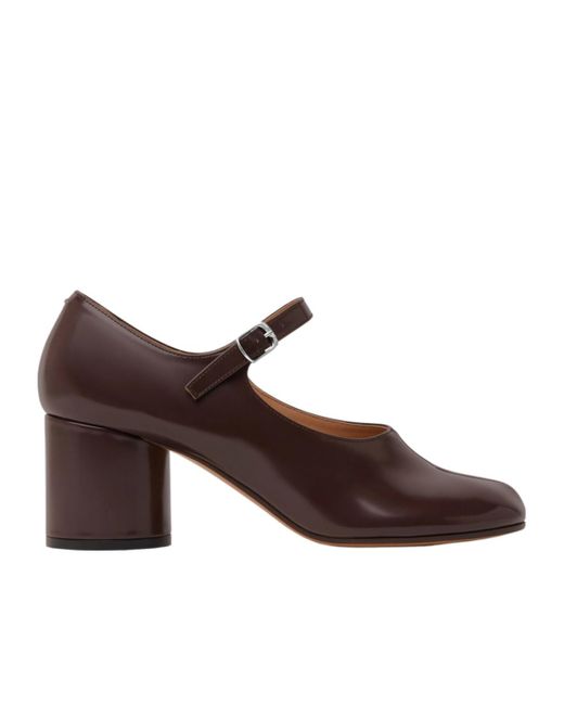 Maison Margiela Women's Brown Tabi Mary-Janes