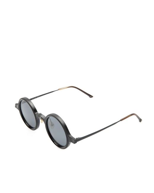 Uma Wang White Geometric Sunglasses