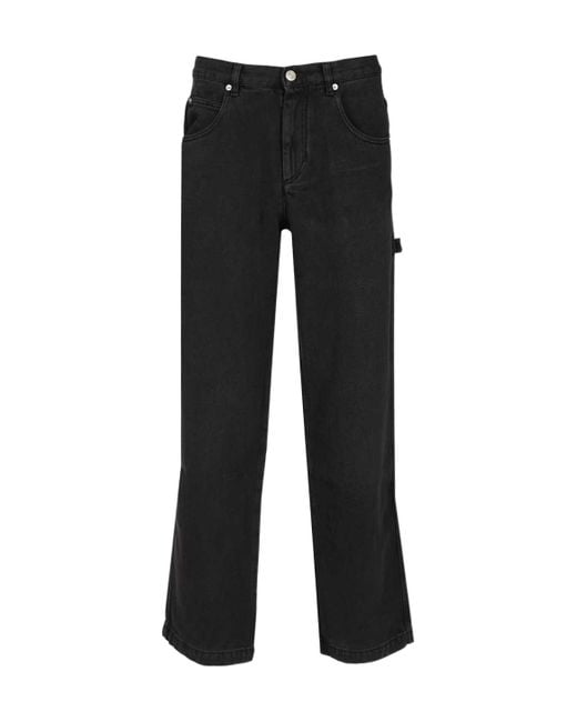 Isabel Marant Black Jenter Straight Leg Jeans for men
