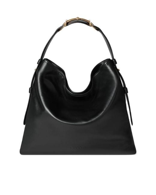 Gucci Black Beatrix Large Tote Bag, Leather