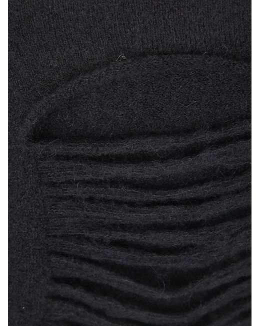 Rick Owens Black Concordians Ls Top