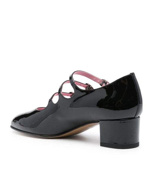 CAREL PARIS Black High-Heeled Mary Jane Shoes