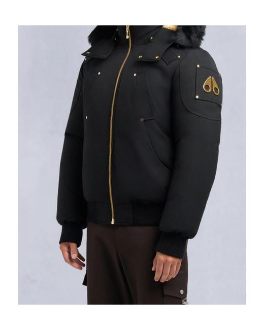 Moose Knuckles Black Series Ballistic Bomber Jacket for men
