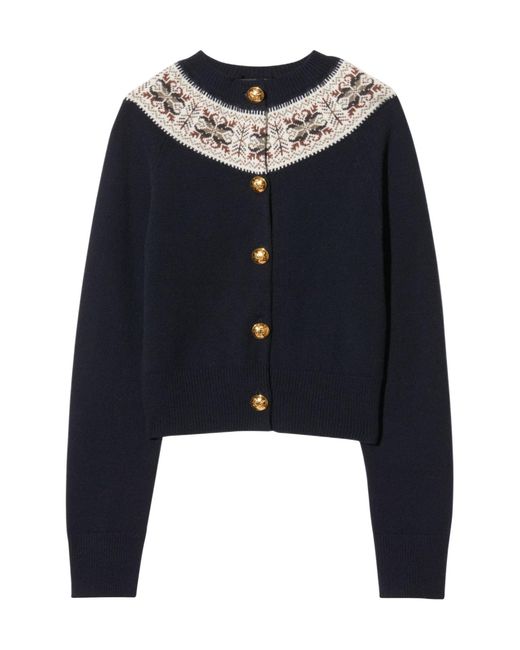 Nili Lotan Blue Josepha Cardigan