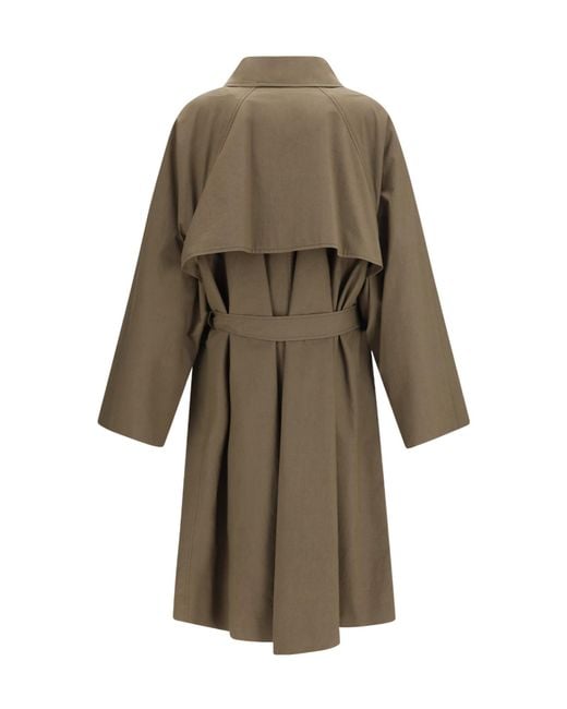 Calvin Klein Natural Zeland Belted Trench Coat