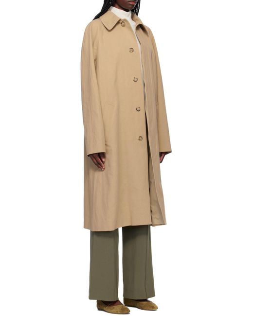 A.P.C. Natural Concealed-Fastening Trench Coat
