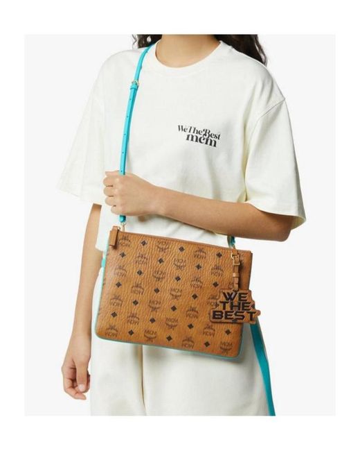 MCM Brown X We The Best Crossbody Pouch