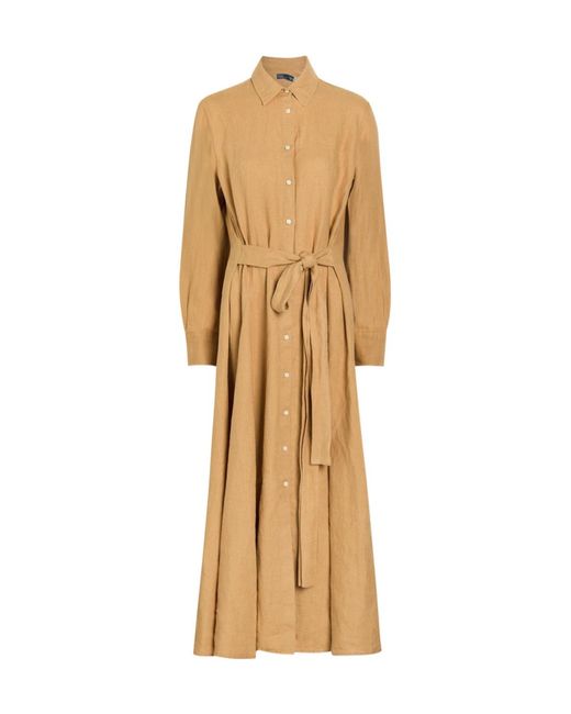 Polo Ralph Lauren Natural Pure Linen Dress